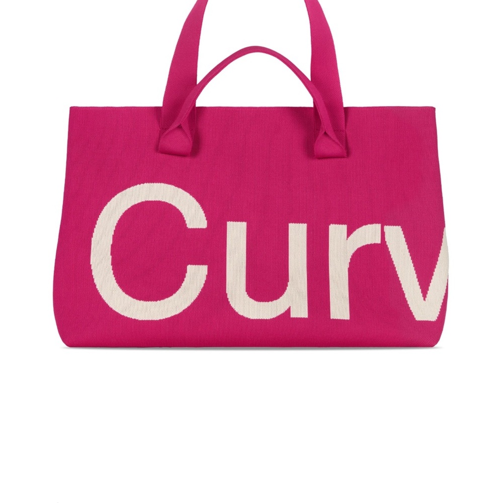 Pink Canvas Tote Bag